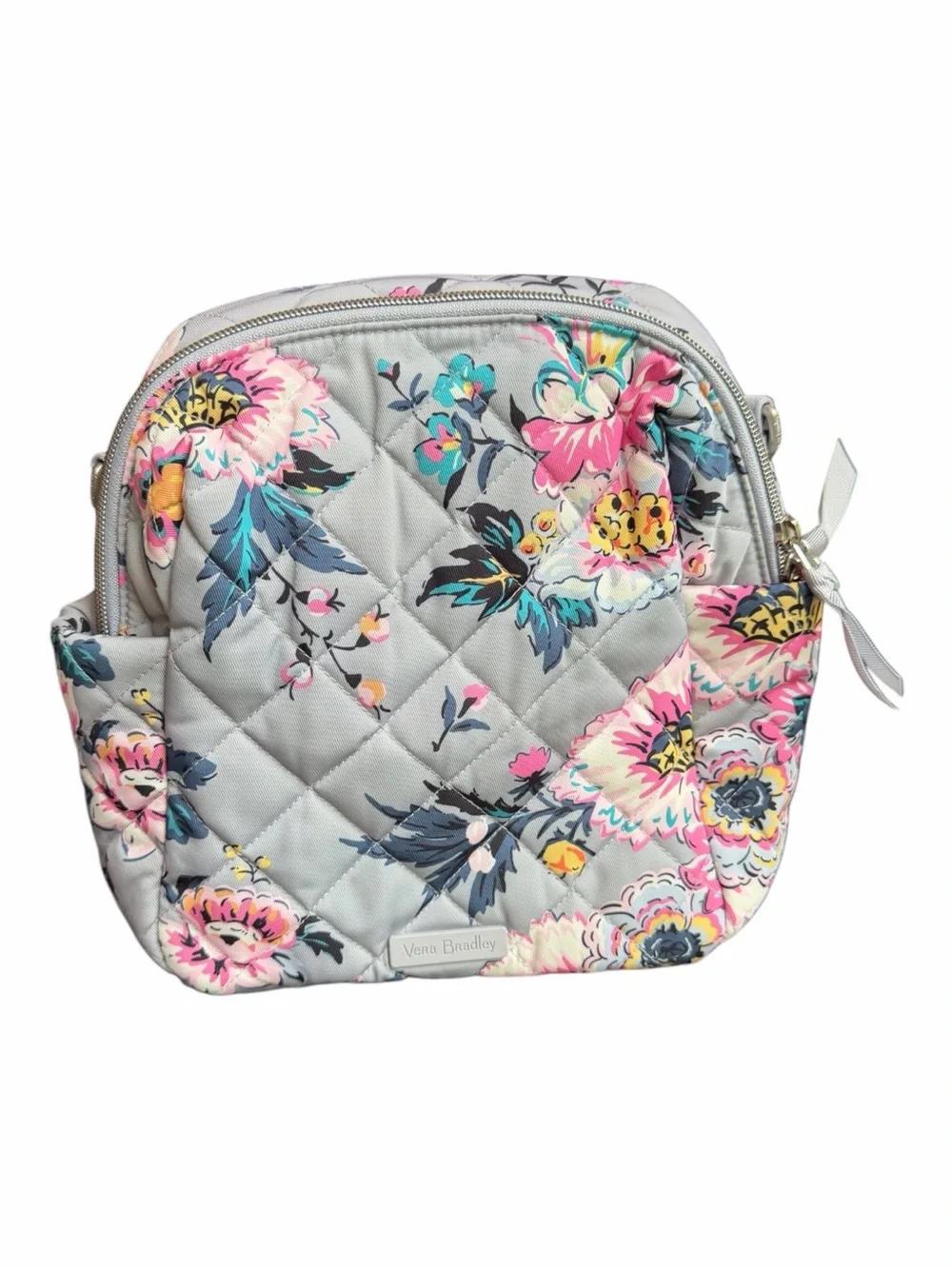 NWOT Vera Bradley Parisian Bouquet Performance‎ Twill Convertible Small Backpack